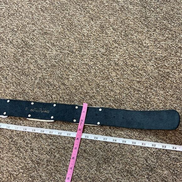 Streets Ahead Concho Black Belt with Tone Silver Elephants Accents Leather - Picture 13 of 16